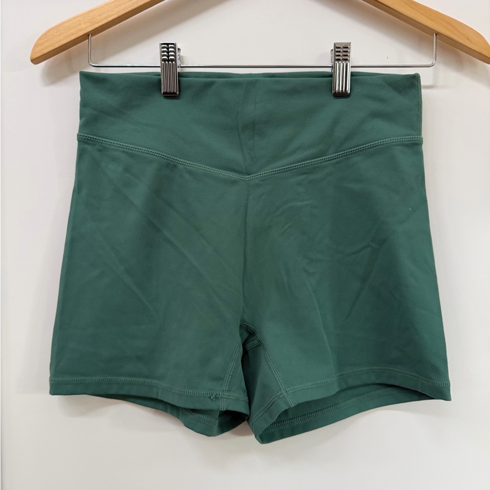 Balance Athletica Jade Green Biker Shorts